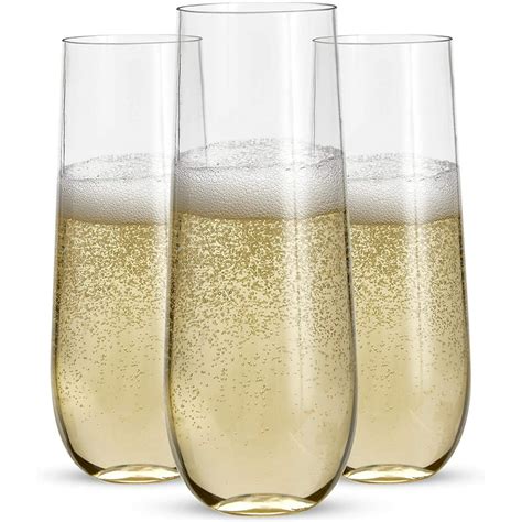 walmart champagne flutes|stemless plastic champagne flutes.